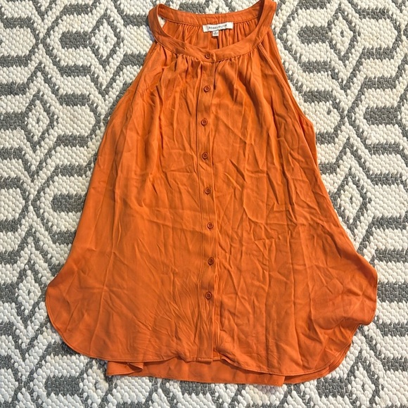 rose + olive Tops - 🍍Rose + Olive halter button down top🍍sz large 🍍RK